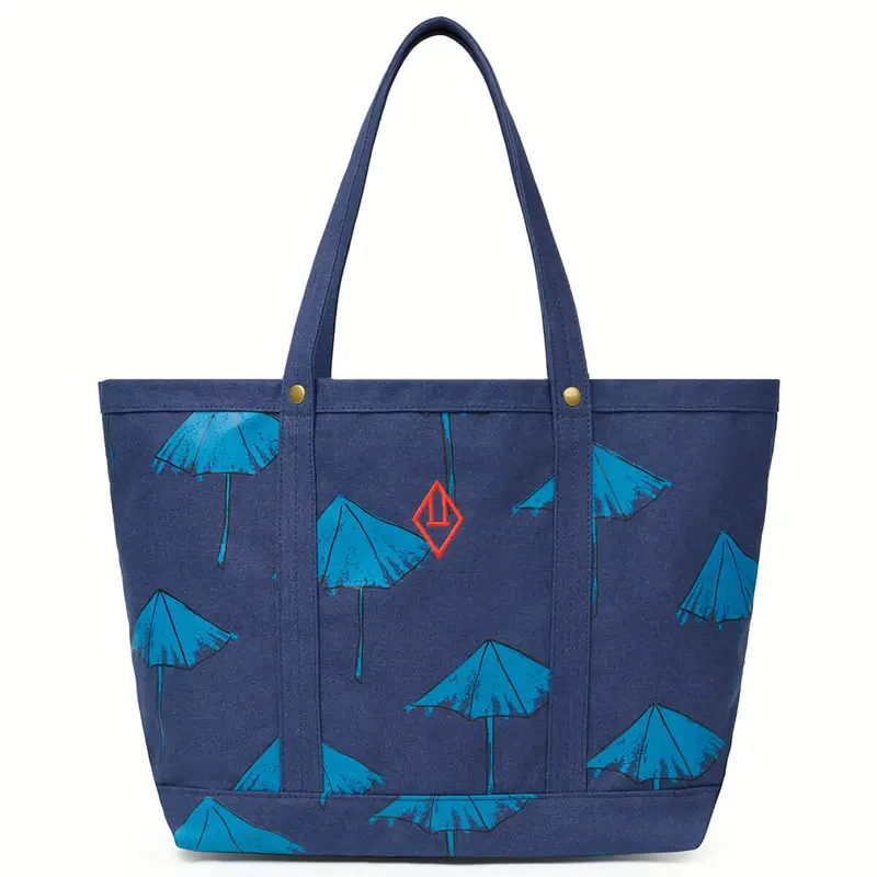 Picnic Bag in Navy Umbrella by The Animals Observatory
