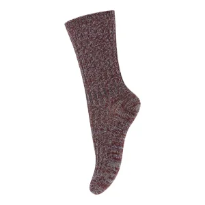 Re-Sock Cotton Ankle Socks in Grape Skin by MP Denmark