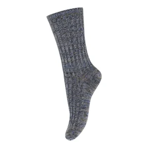 Re-Sock Cotton Ankle Socks in Stone Blue by MP Denmark