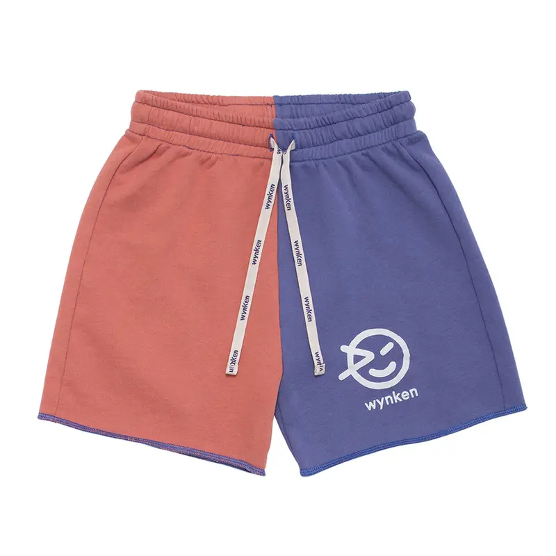 Tattoo Shorts in Brick / Deep Dusk Blue by Wynken - Last One In Stock - 2 Years