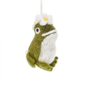 Tilly The Toad Hanging Decoration by Felt So Good