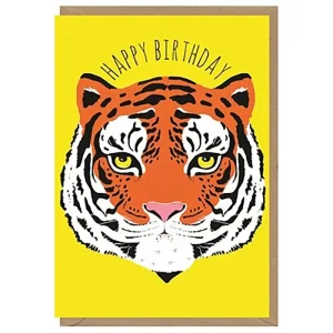 Birthday Tiger Greetings Card by Bex Parkin for Earlybird Designs