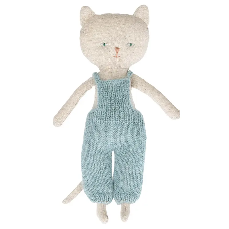 Chatons Kitten in Overalls in Dark Nature by Maileg