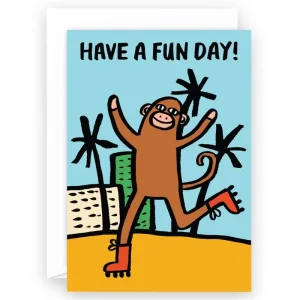 Have A Fun Day Greetings Card by Alice Bowsher for Wrap