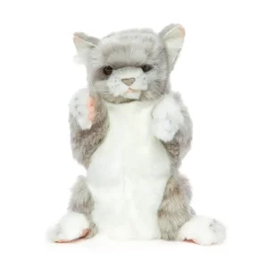 Jacquard Cat Hand Puppet (30cm) by Hansa