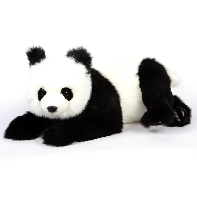 Large Panda Bear Cub Laying (63cm) by Hansa
