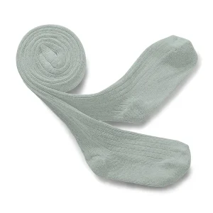Louise Ribbed Tights in Aigue Marine by Collegien