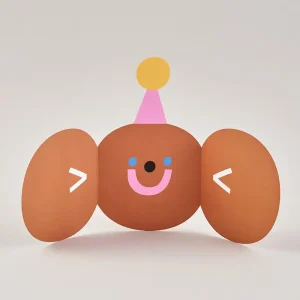 Monkey Fold Out Birthday Greetings Card by Susie Hammer for Wrap