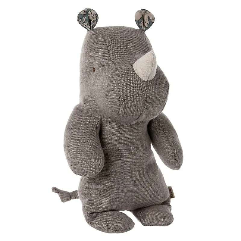 Safari Friends Rhino (Small 22cm) in Grey by Maileg