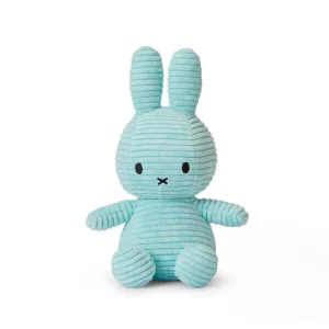 Small Corduroy Miffy in Turquoise (23cm) by Bon Ton Toys