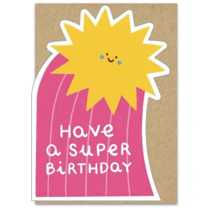 Superstar Birthday Greetings Card by Marylou Chalon for Stormy Knight