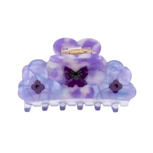 Three Pansies Hair Claw by Coucou Suzette