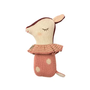 Bambi Rattle in Rose by Maileg