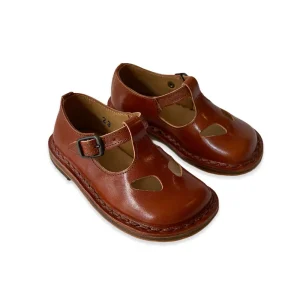 Bruno Cut Out Sandals in Vachetta Lux Cuoio by PP