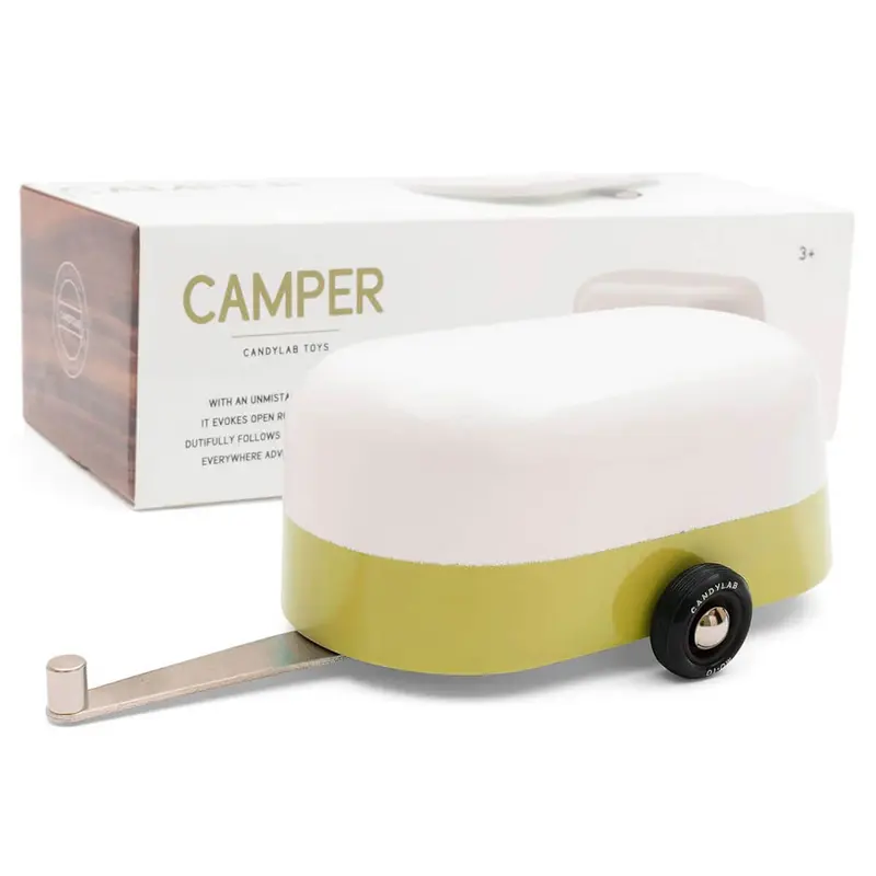 Camper Caravan in Yellow By Candylab Toys