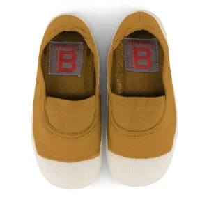 Elastic Tennis Shoe in Camel by Bensimon
