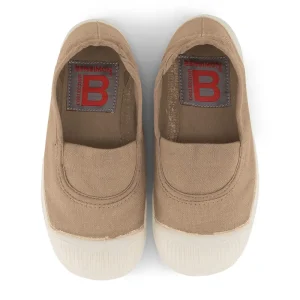 Elastic Tennis Shoe in Shell by Bensimon