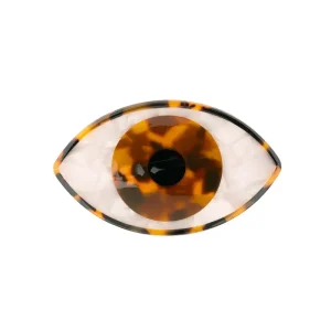 Eye Hair Claw in Brown by Coucou Suzette