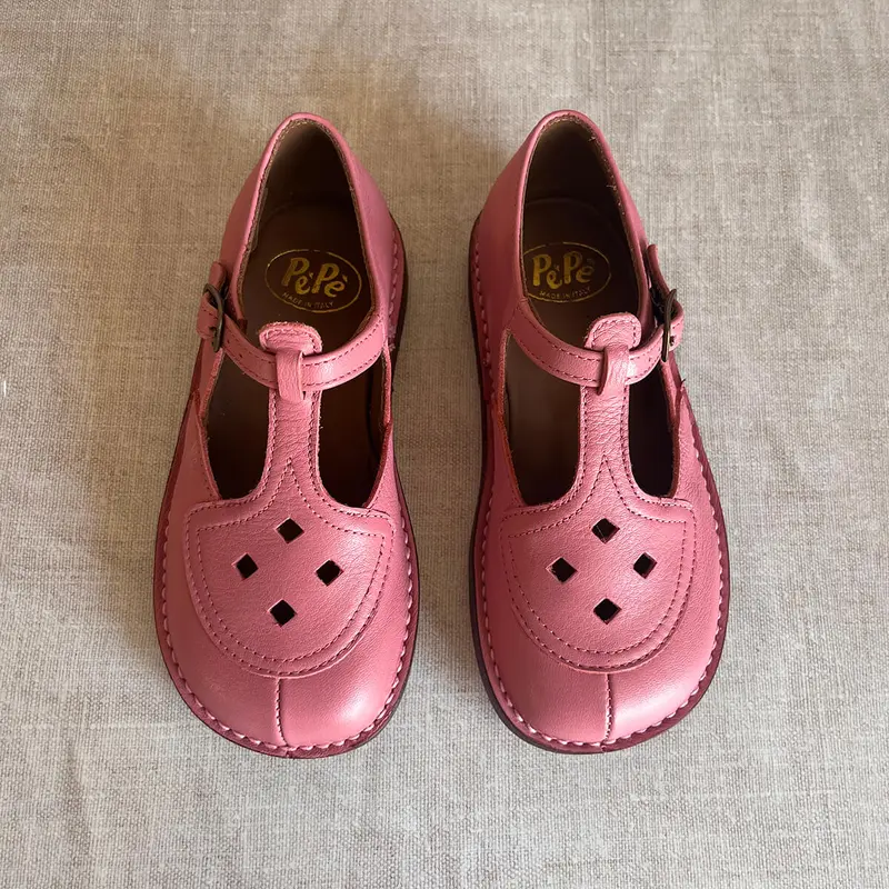 Ezra Cut Out Sandals in Peony by PP