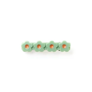 Flower Hair Clip in Celery by Wunderkin Co