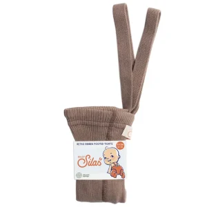 Footed Tights With Braces in Granola by Silly Silas