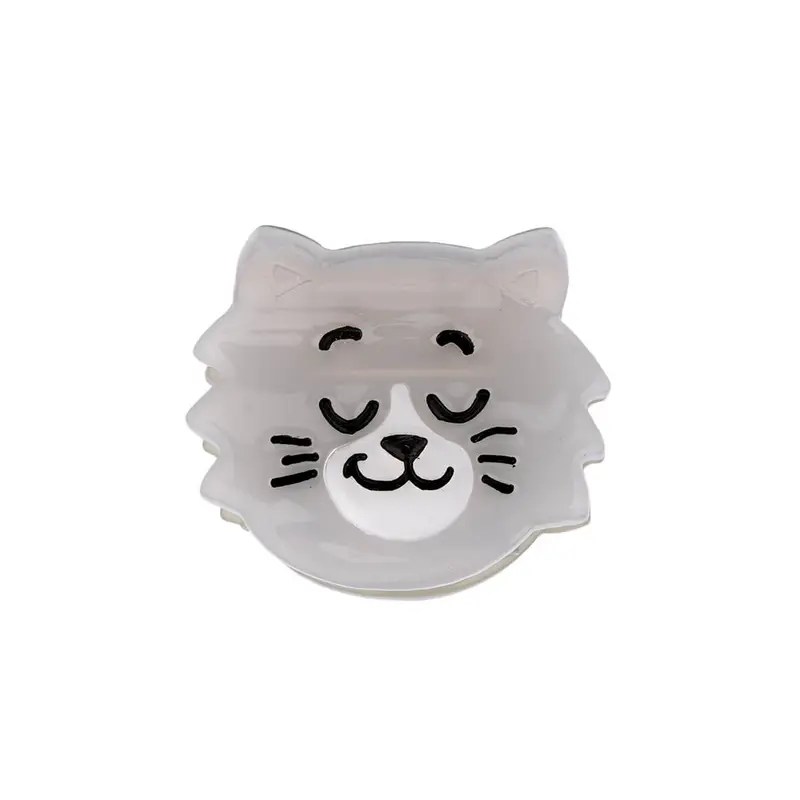 Grey Cat Mini Hair Claw by Coucou Suzette