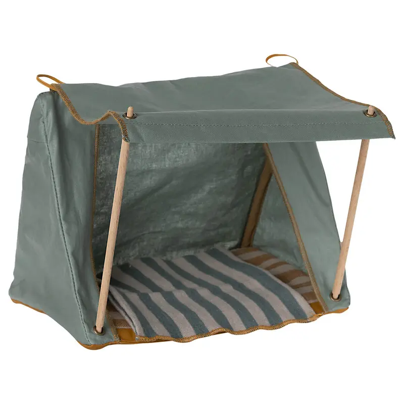 Happy Camper Tent with Striped Blanket by Maileg