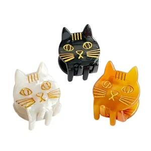 Kitty Large Mini Hair Claw in Various Colours by Hello Sakura