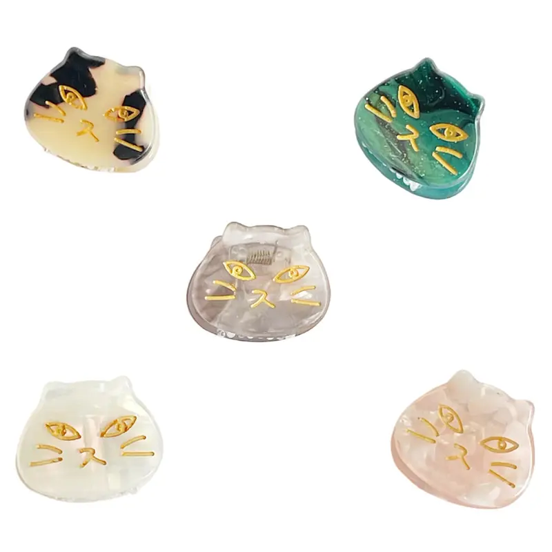 Kitty Mini Hair Claw in Various Colours by Hello Sakura