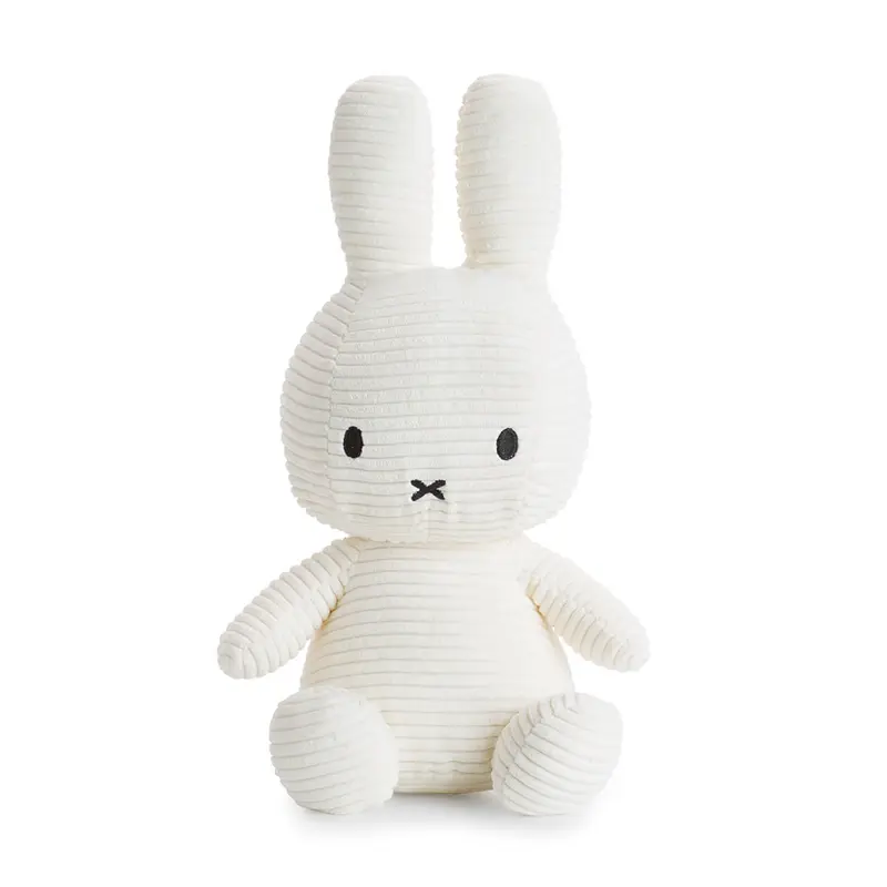 Large Corduroy Miffy in White (33cm) by Bon Ton Toys