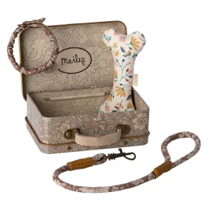 Puppy Accessories in Rose Floral by Maileg