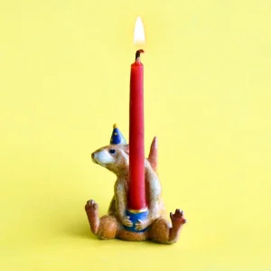 Rat Ceramic Cake Topper by Camp Hollow