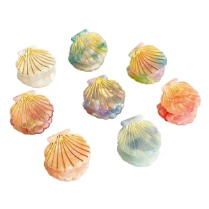Shell Mini Hair Claw (2cm) in Various Colours by Hello Sakura