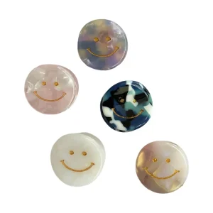 Smiley Mini Hair Claw in Various Colours by Hello Sakura