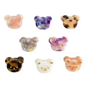 Teddy Mini Hair Claw in Various Colours by Hello Sakura