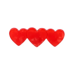 Three Hearts Hair Clip by Coucou Suzette