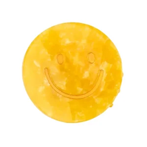 Yellow Smiley Hair Claw by Coucou Suzette