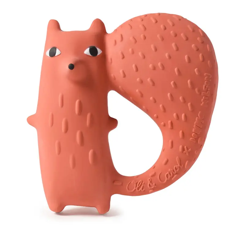 Cyril Squirrel Fox Teether by Oli & Carol x Donna Wilson
