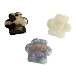 Half Flower Mini Hair Claw (2.5cm) in Various Colours by Hello Sakura