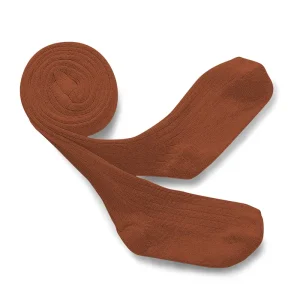 Louise Ribbed Tights in Pain d'Epice by Collegien