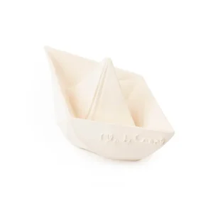 Origami Boat in White by Oli & Carol