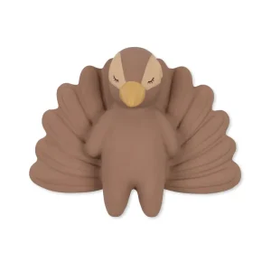 Peacock Teether in Blush by Konges Sljd