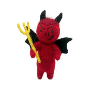 Red Devil Hanging Halloween Decoration by Amica