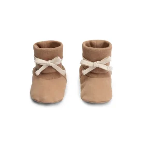 Ribbed Booties in Biscuit by Gray Label