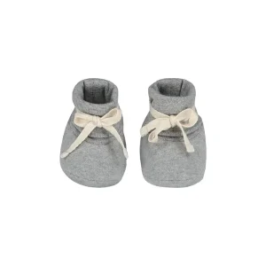 Ribbed Booties in Grey Melange by Gray Label