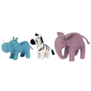 Safari Animals Holdie Folk Set by Olli Ella