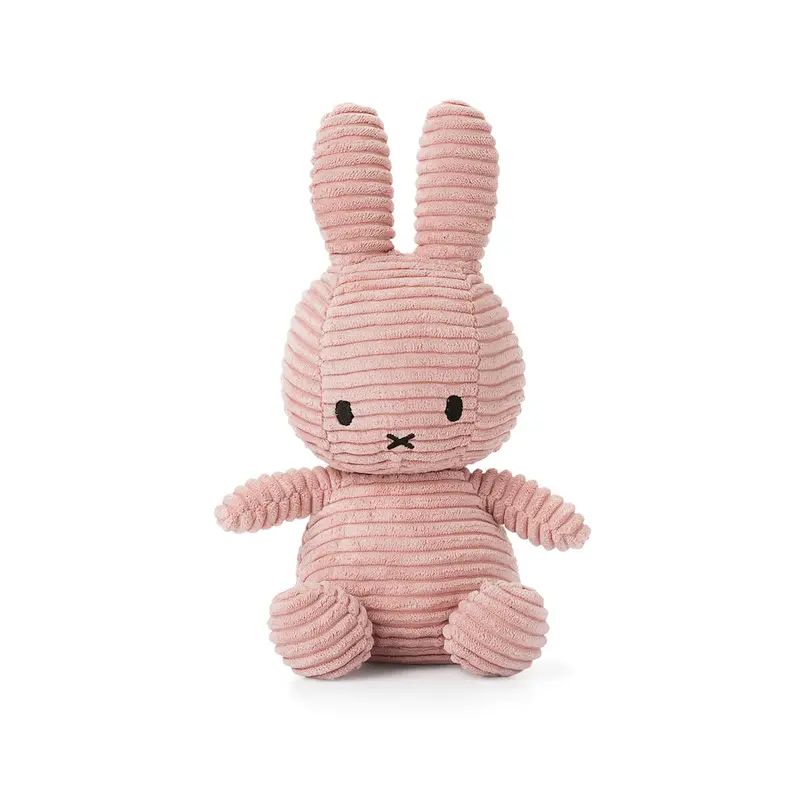 Small Corduroy Miffy in Pink (23cm) by Bon Ton Toys