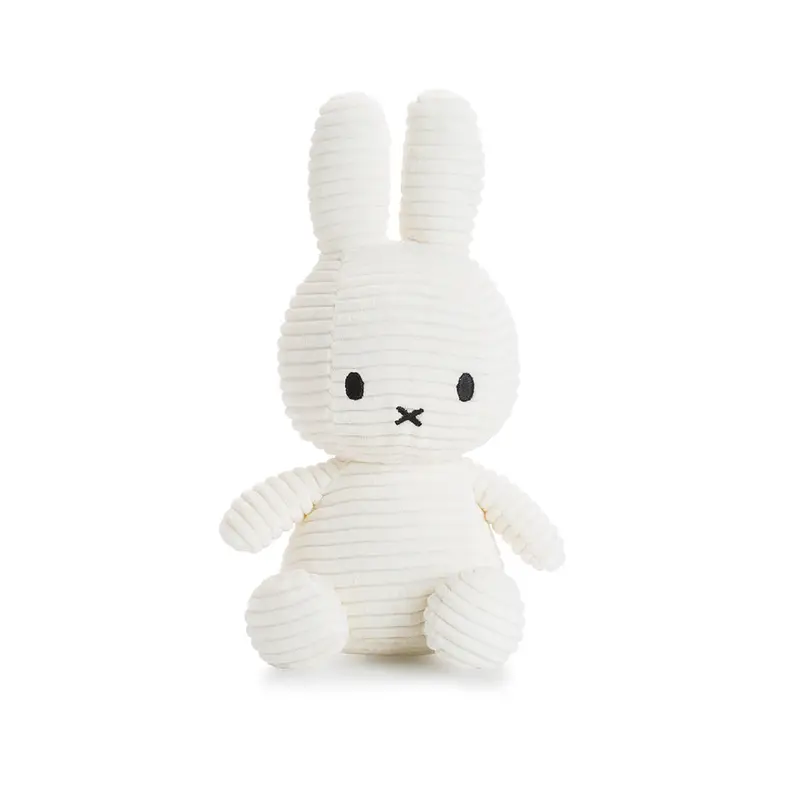 Small Corduroy Miffy in White (23cm) by Bon Ton Toys