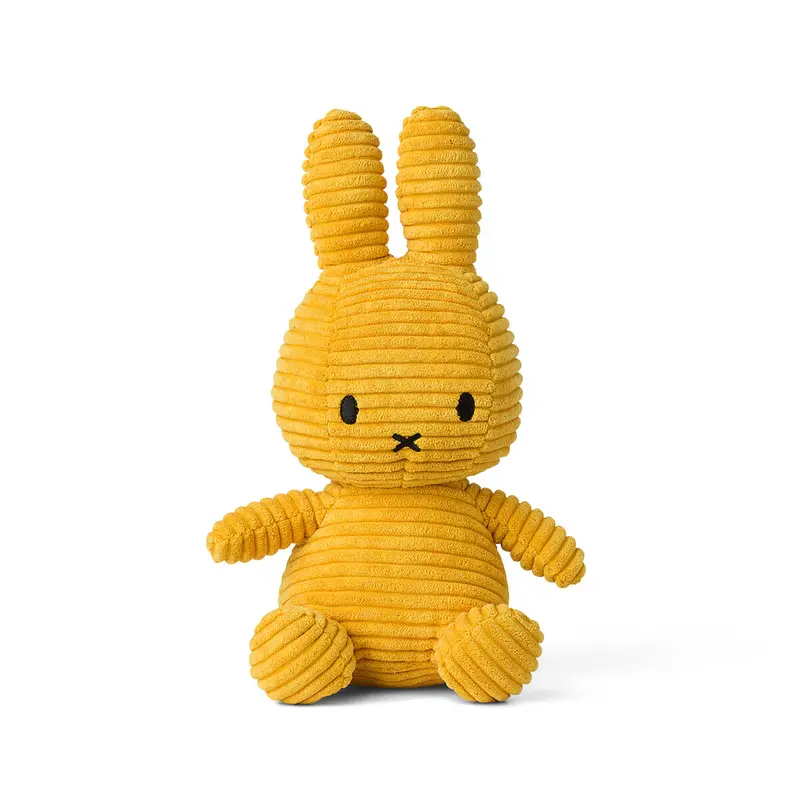 Small Corduroy Miffy in Yellow (23cm) by Bon Ton Toys