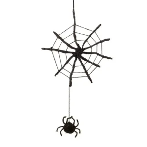 Spooky Spiderweb Hanging Halloween Decoration by Felt So Good